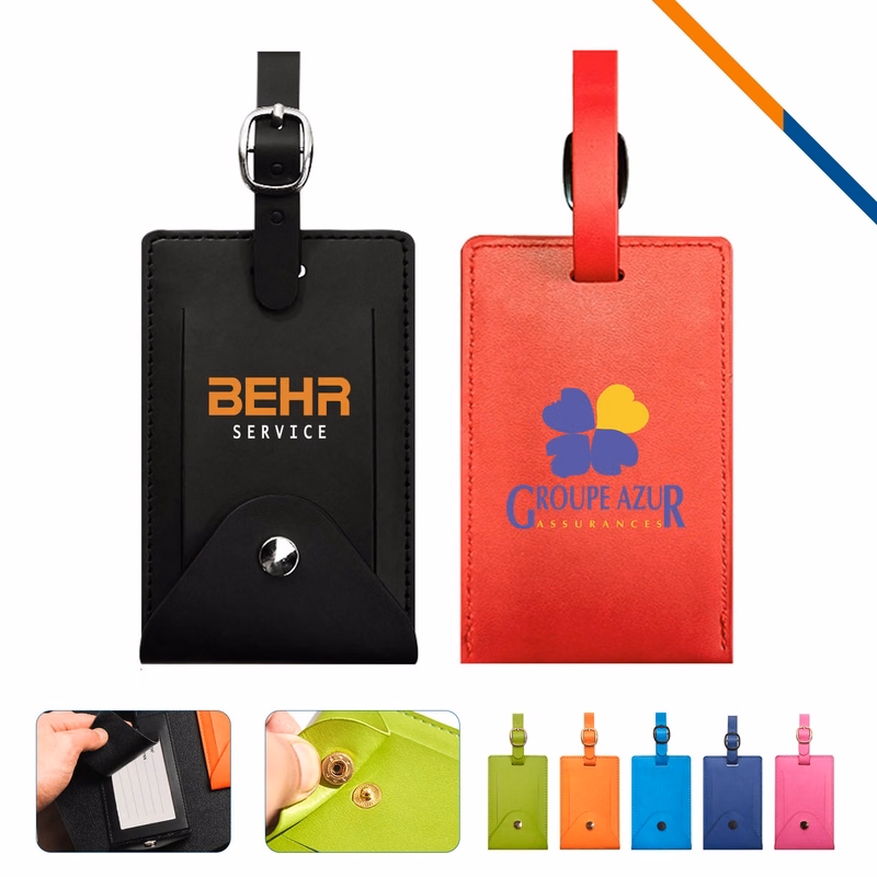 LugVibe PU Leather Luggage Tag