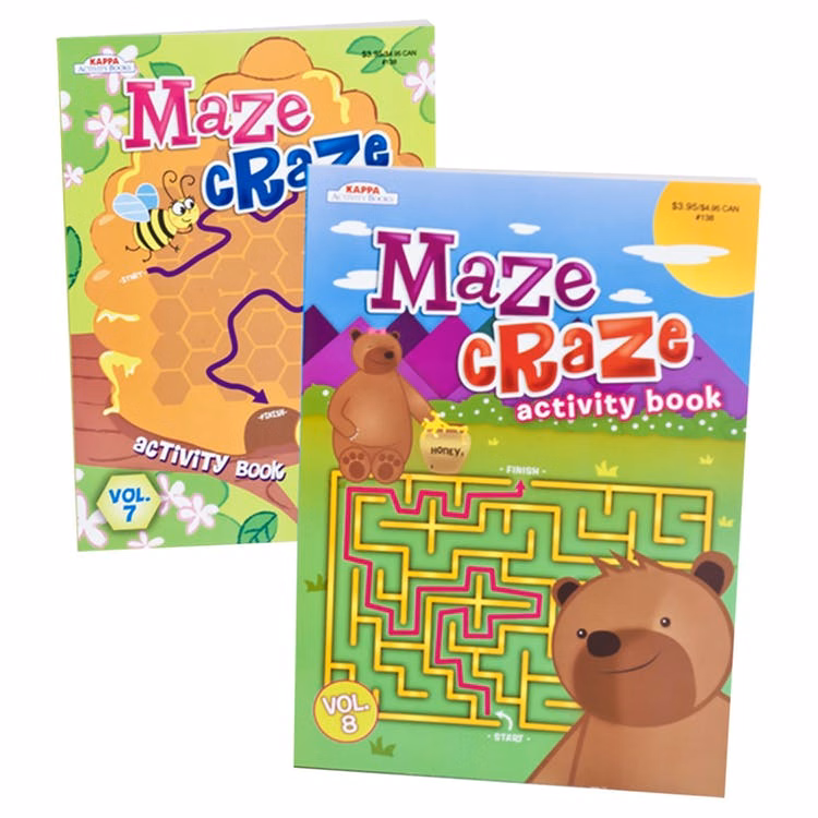 Maze Craze Activity Books - Assorted