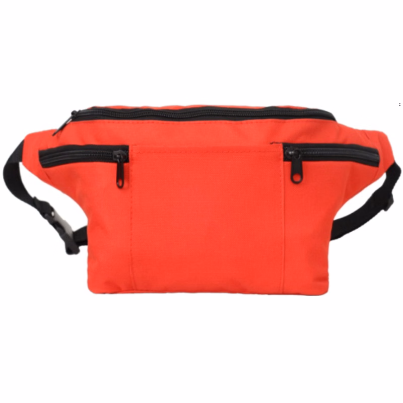 600D Dye Sublimation Waist Bags W/4 Zippers 14"W X 7"H