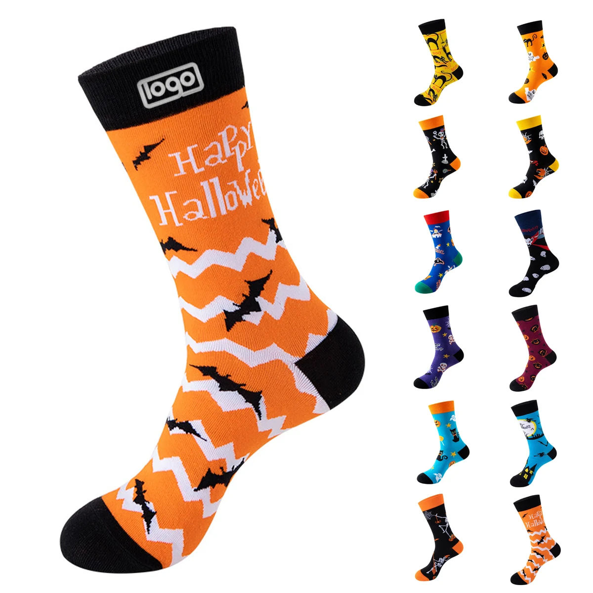 Cotton Polyester Halloween Socks 1