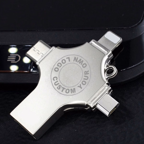 Portable 4 in 1 OTG Flash Drive