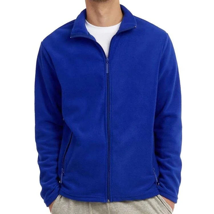 Men's Polar Fleece Jackets - XL Black 1