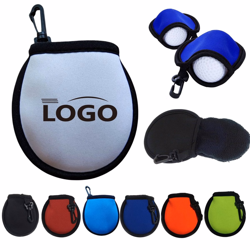 Neoprene Multifunctional Golf Ball Cleaning Pouch