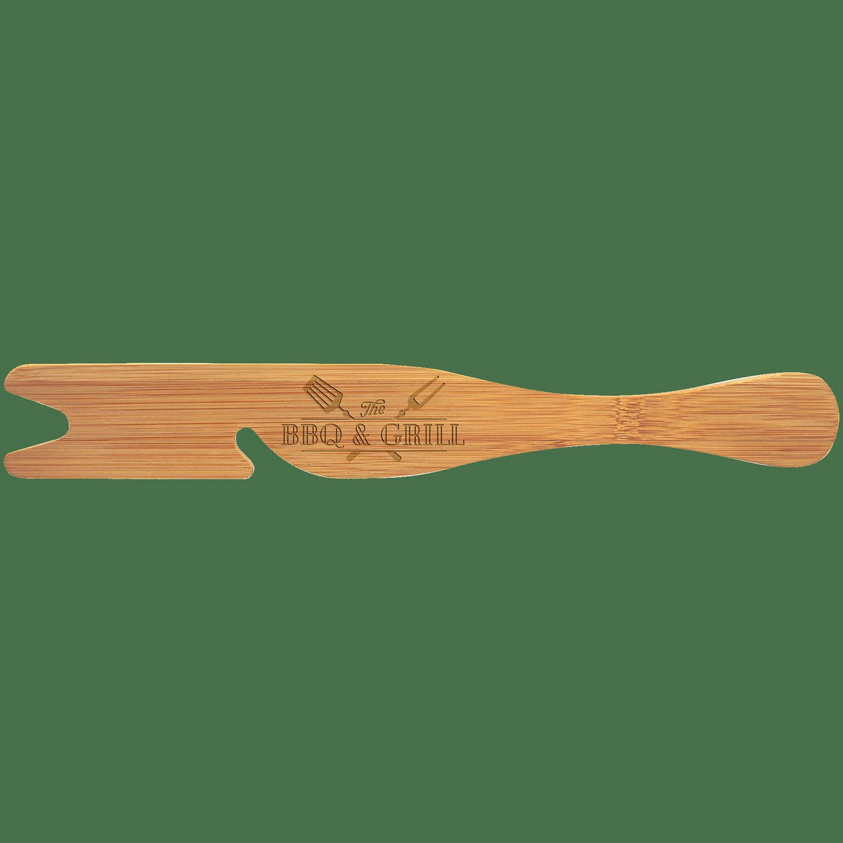 14" Bamboo Oven Rack Tool 1