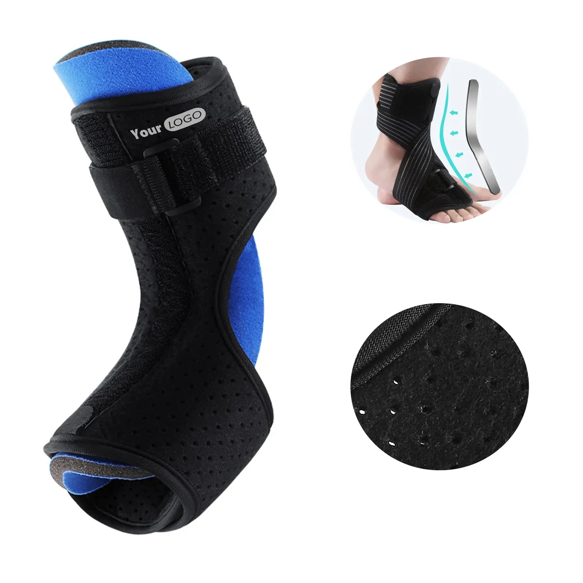 Polyester Ankle Sprain Protection Foot Drop Orthosis 1