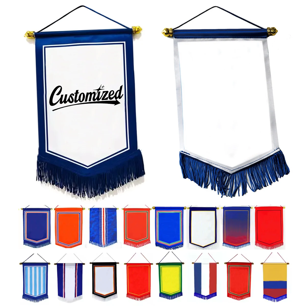 Custom Hanging Souvenir Pennant Flag 1