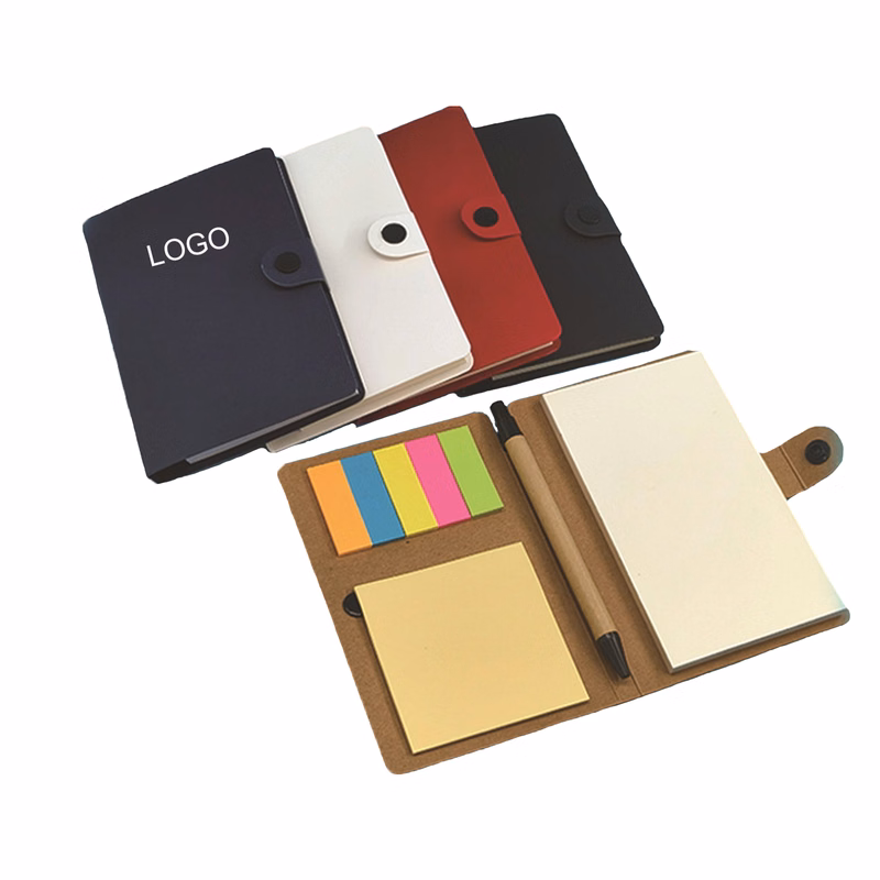 Pocket Notebook with Sticky Note 
and Ballpoint Pen