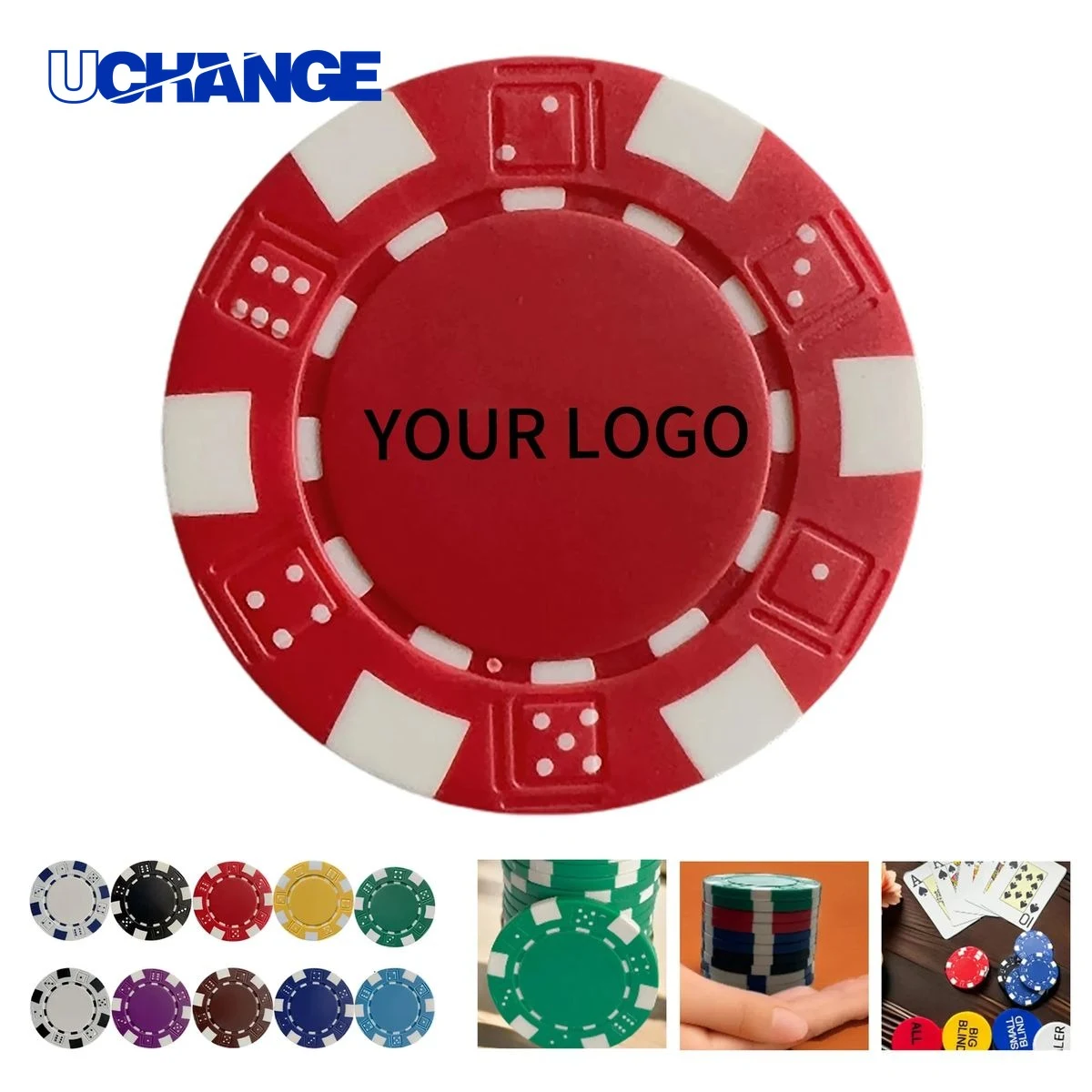 ABS Poker Chip 1.6 Inch Event Game Chip 1