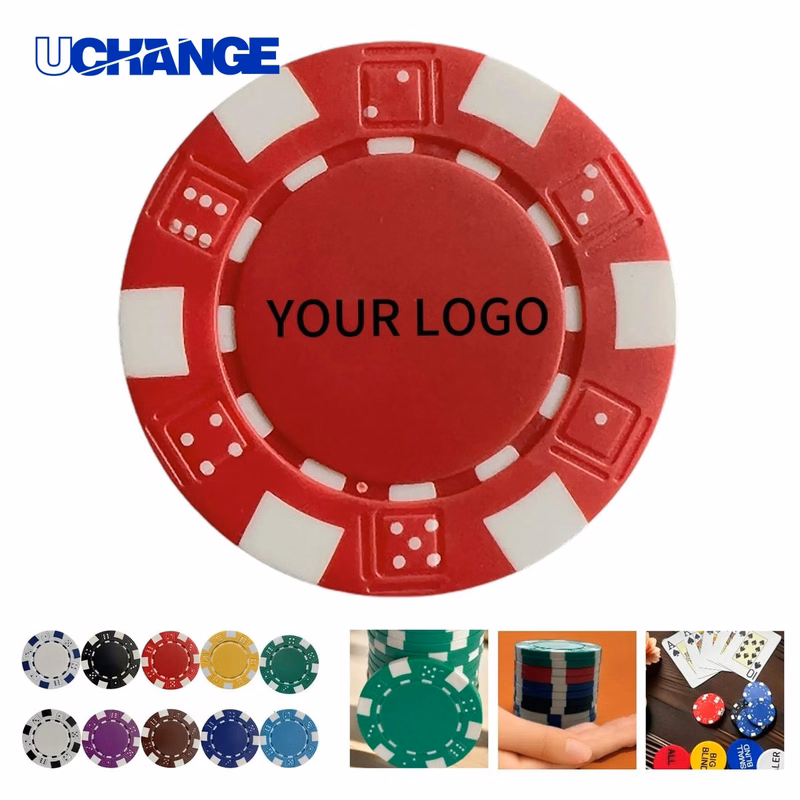 ABS Poker Chip 1.6 Inch Casino Game Chip