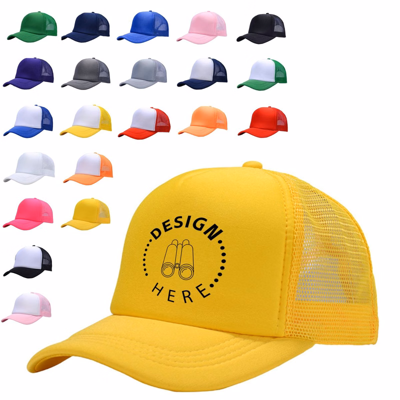 5 Panel Foam Mesh Back Trucker Cap Hat