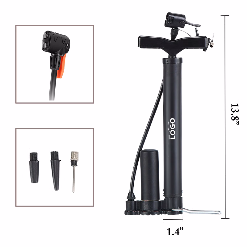 MOQ50 Versatile High Pressure Bike and Ball Pump
