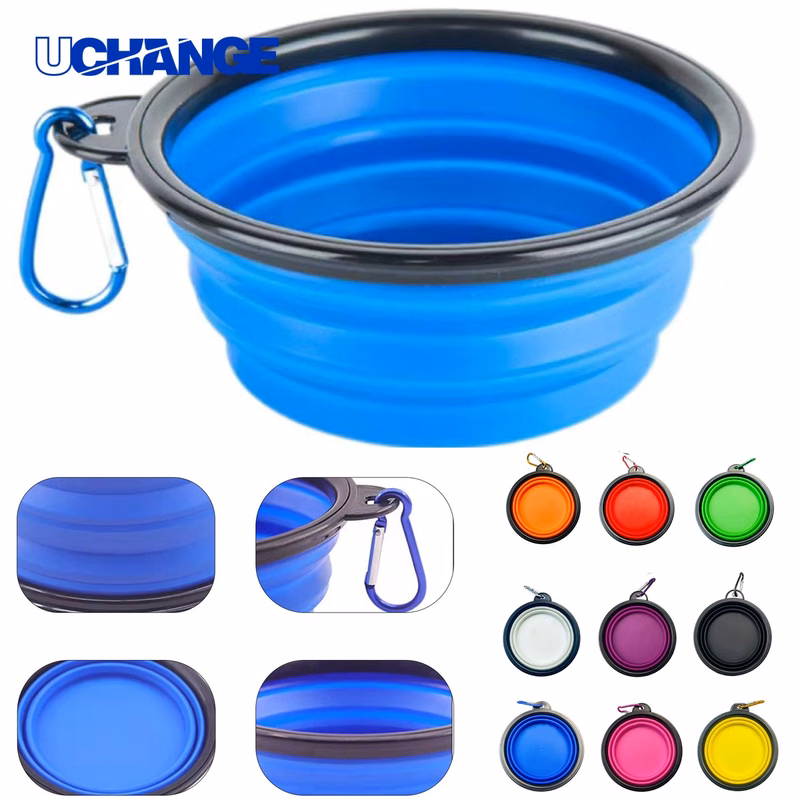 Folding Silicone Dog Bowl Dish