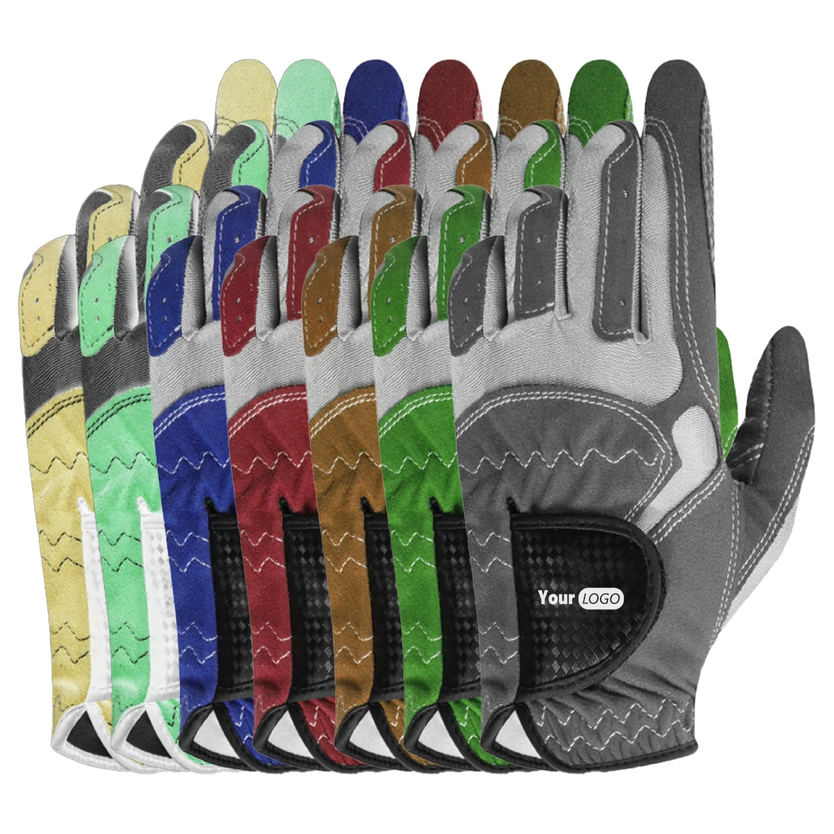 Microfiber Cloth Customizable Premium Golf Gloves 1