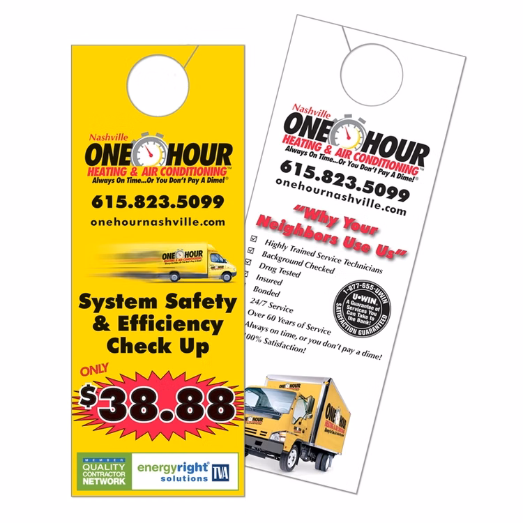 Door Hanger - 4 1/4" x 11"