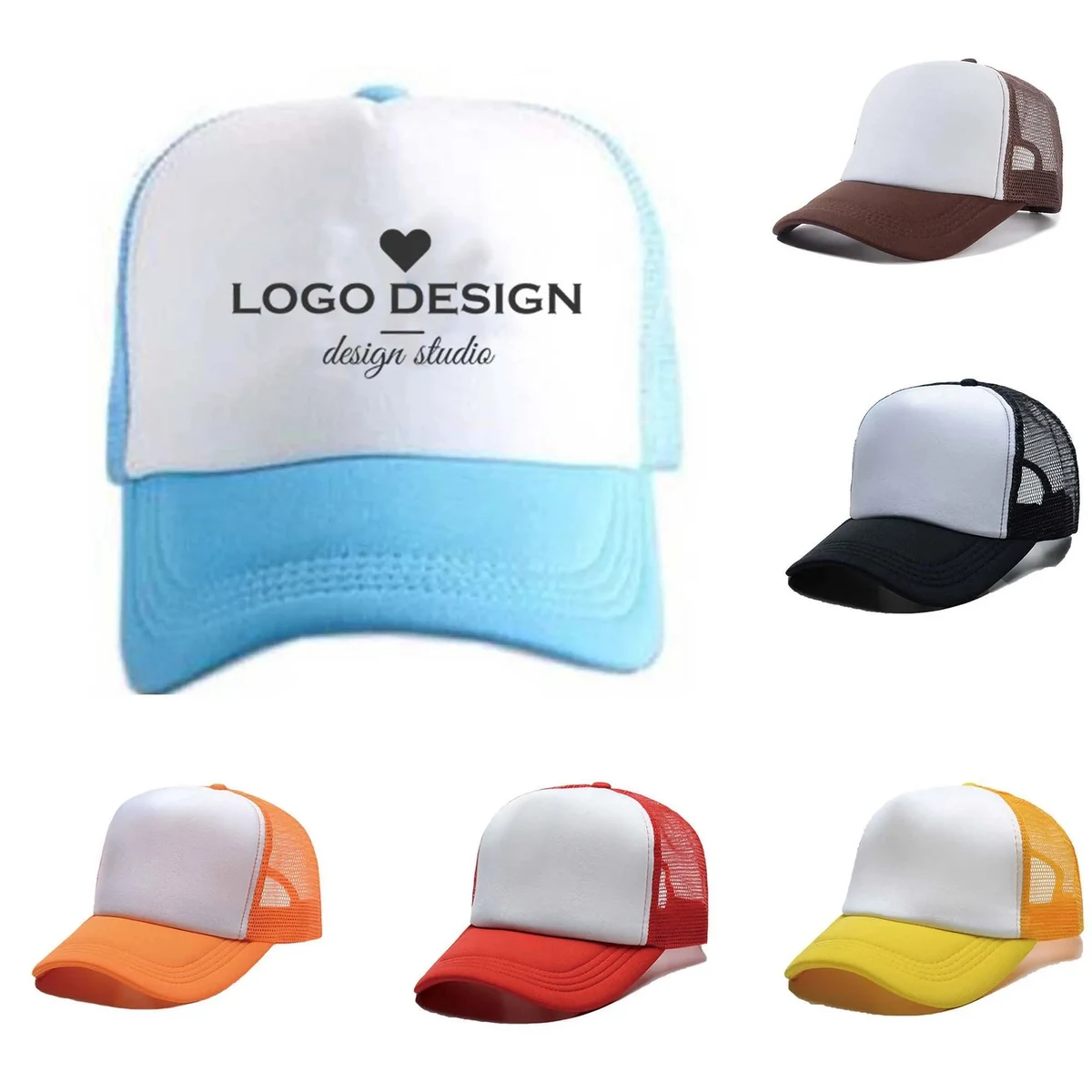 Foam Mesh Back Trucker Cap 1
