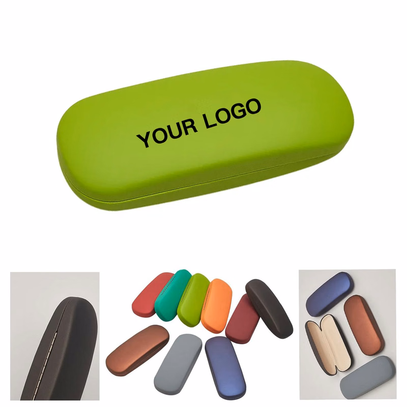 Durable PU Leather Hard Eyeglasses Case