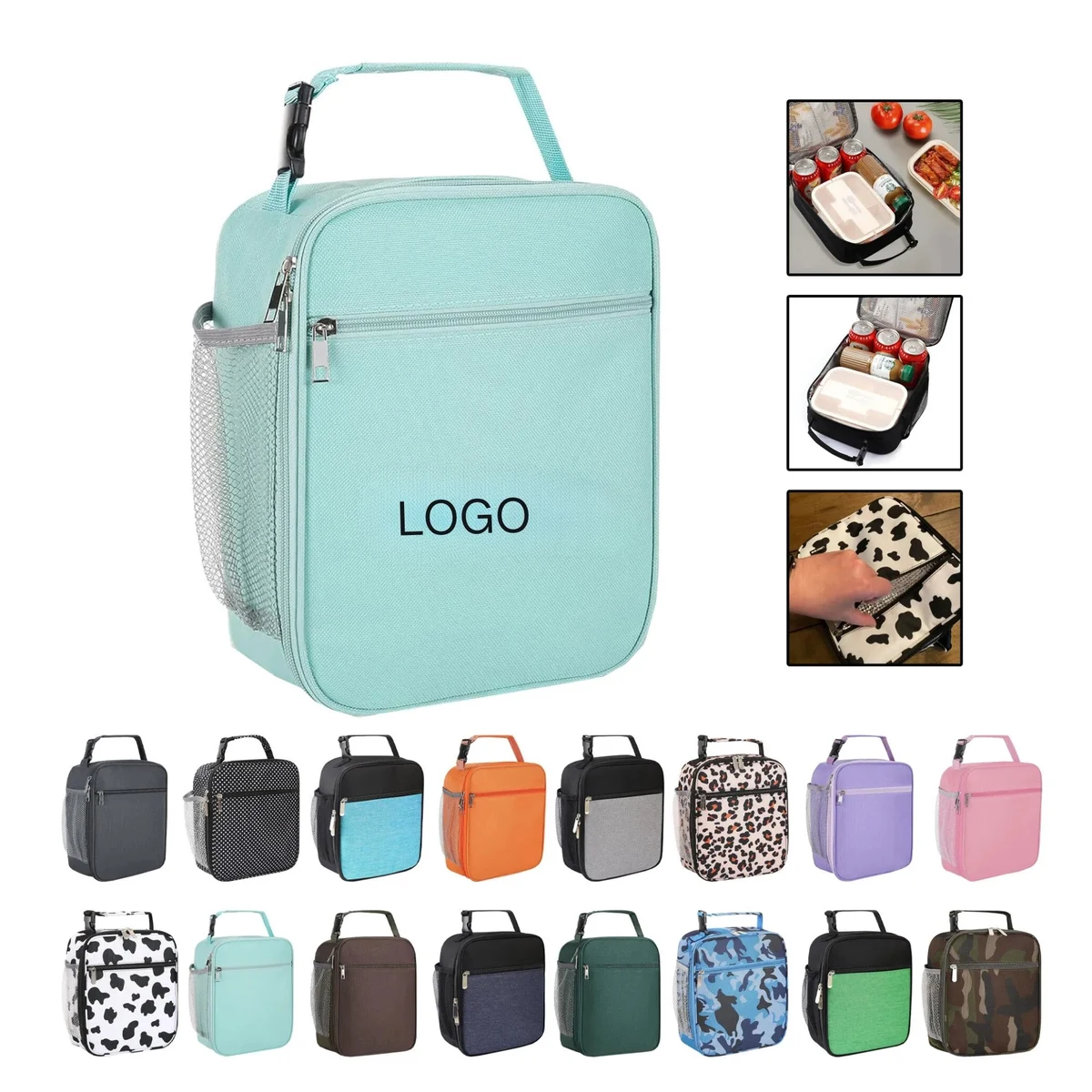 Universal Insulated Lunch Bag 9.06" x 10.63" x 3.54" 1