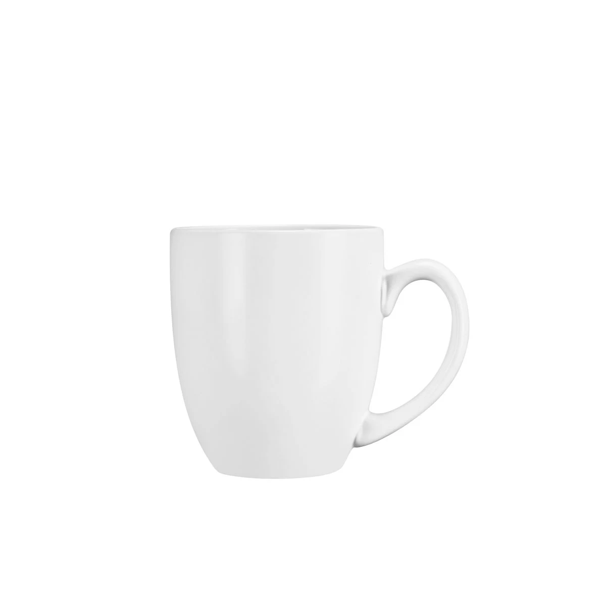 16 oz White Ceramic Mug 1