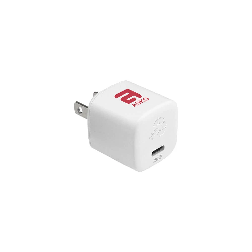 Nimble Wally Subnano 20W USB-C Wall Charger - White 1