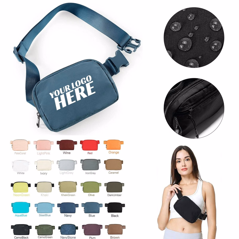 Unisex Mini Belt Bag With Adjustable Strap