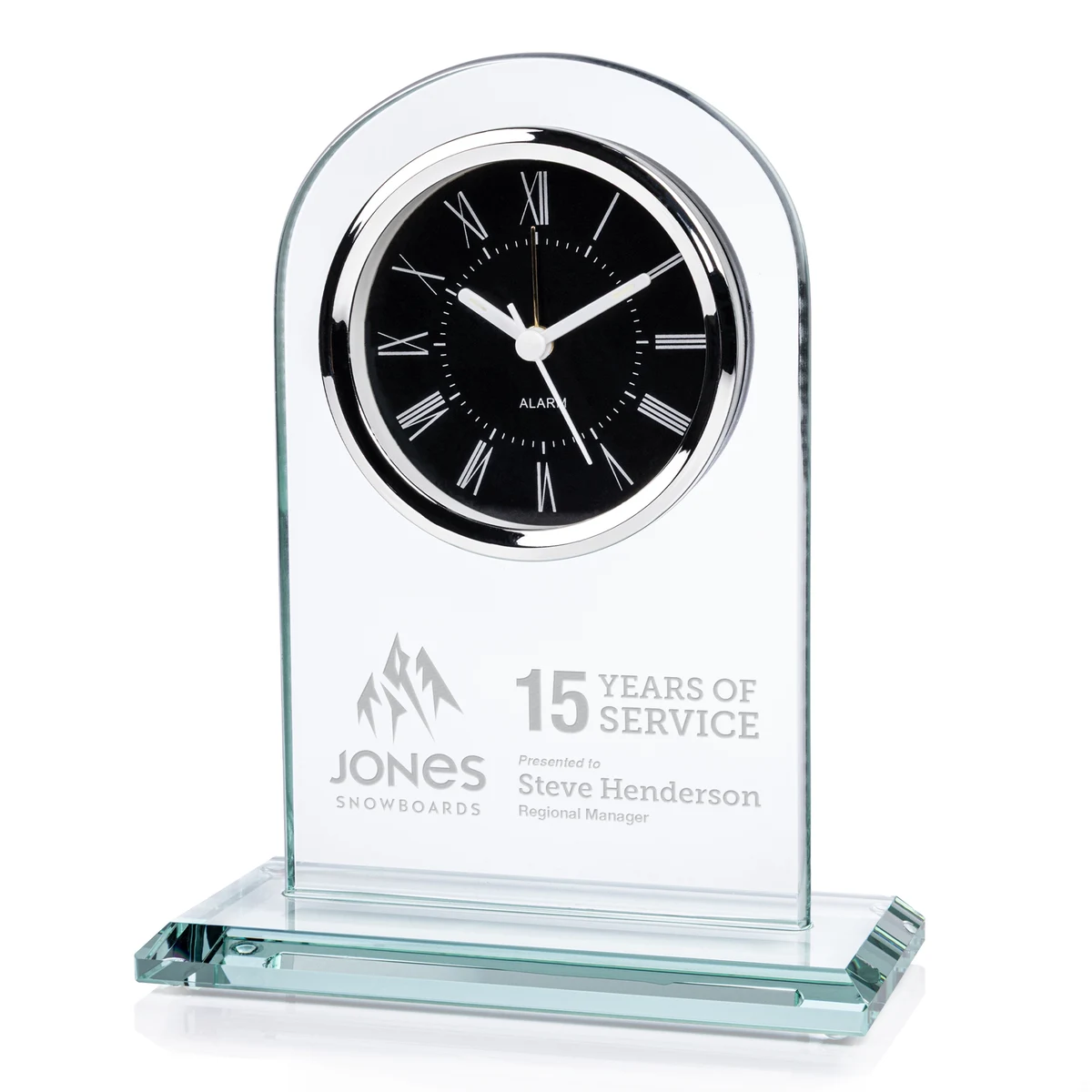 Woodbine Clock - Jade 7½" 1