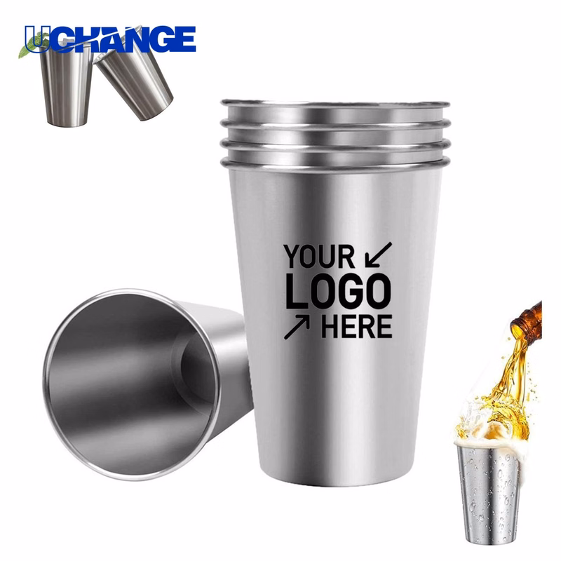 304 Stainless Steel 16oz Pint Beer Cup