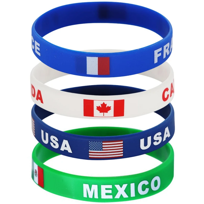 Custom Logo Silicone Wristbands 1
