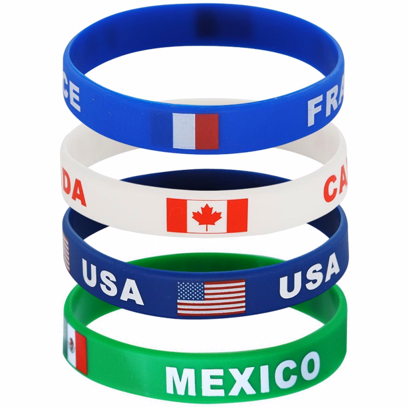 Custom Logo Silicone Wristbands