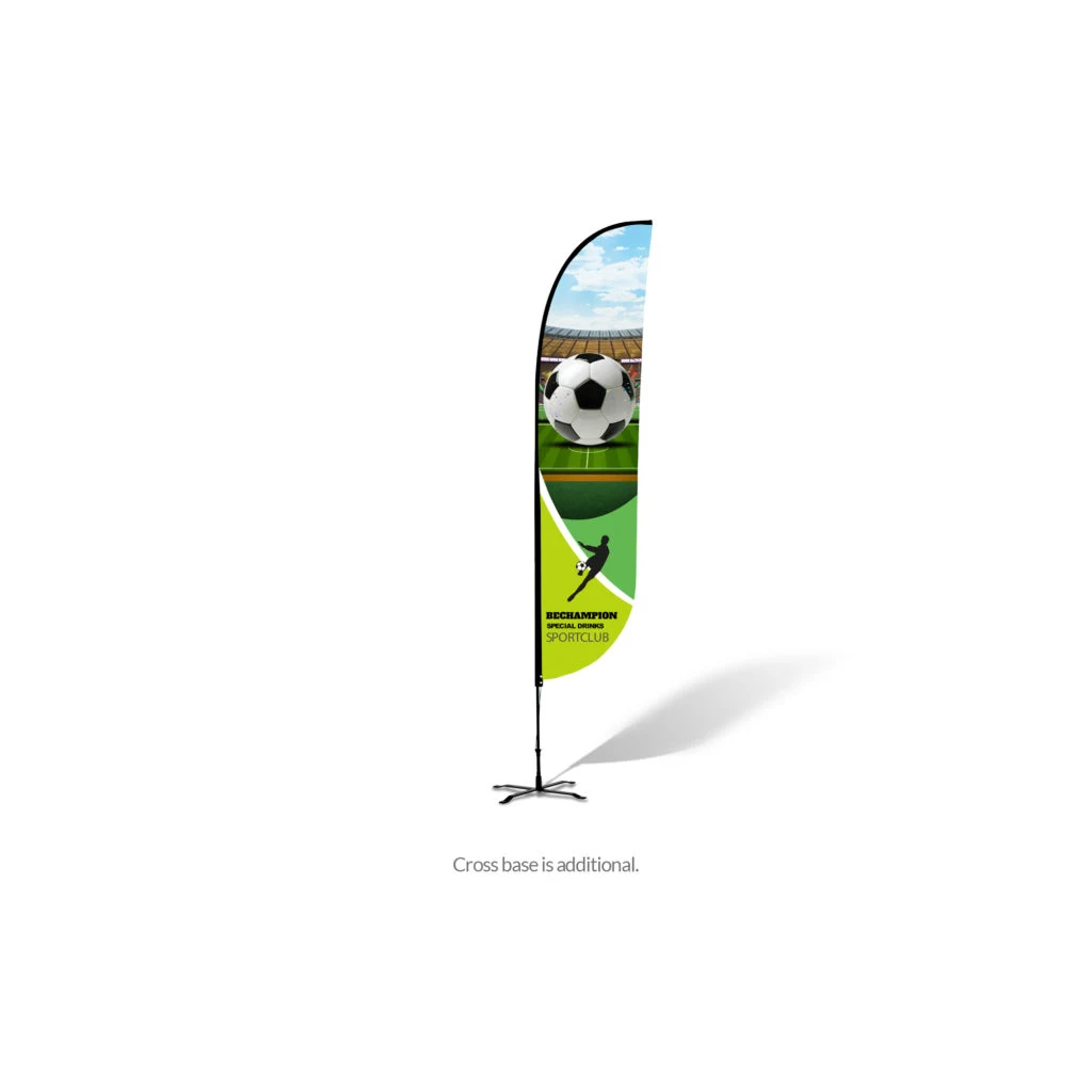12ft Convex Feather Flag- Double-Side Imprint -Fabric Only 1