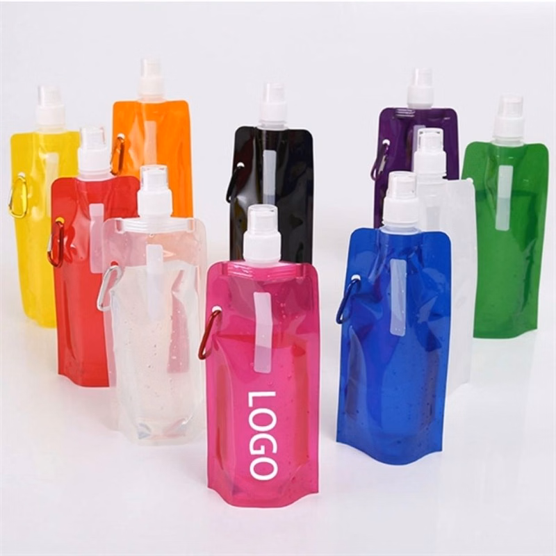 16oz Portable Foldable Water Bottle Bag