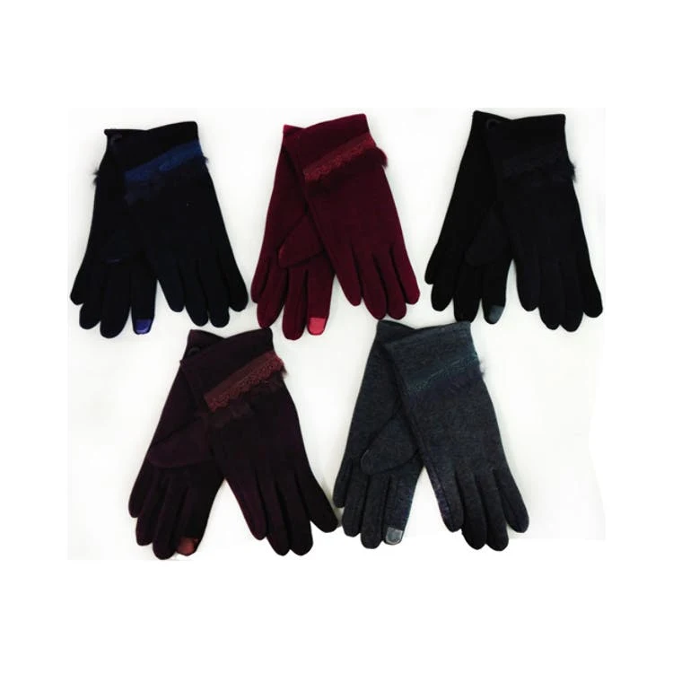 Women's Faux Fur Touch Gloves - Assorted 1