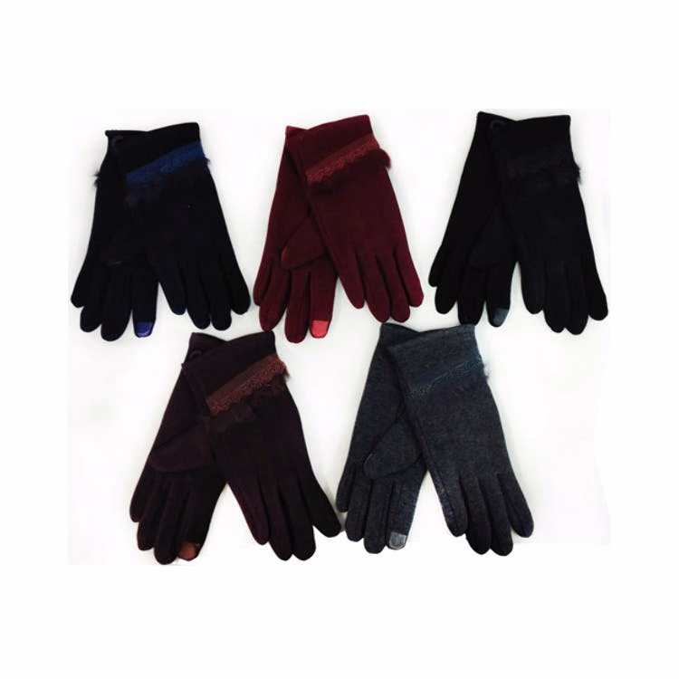 Women's Faux Fur Touch Gloves - Assorted
