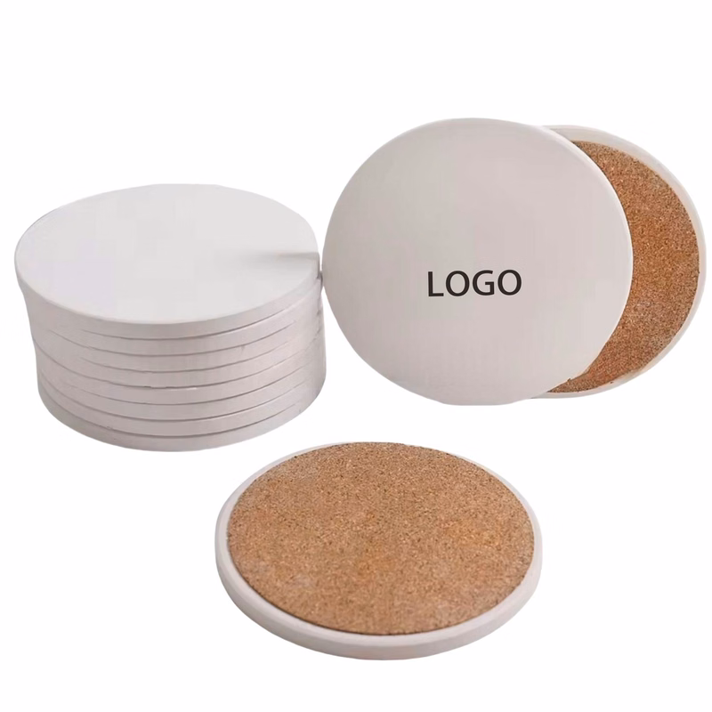 Round Blank Ceramic Coasters