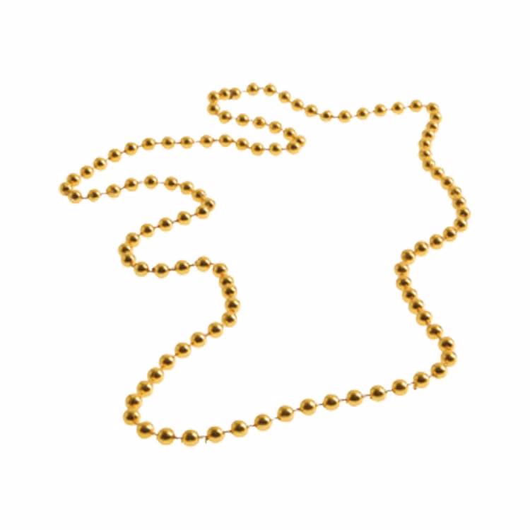 Metallic Bead Necklaces - Gold