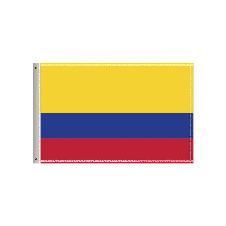National Flag, Columbia, Double-Sided - 36"W x 24"H 1