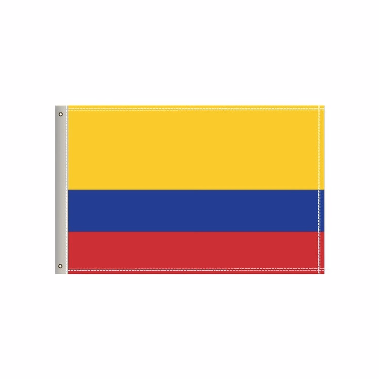 National Flag, Columbia, Double-Sided - 36"W x 24"H