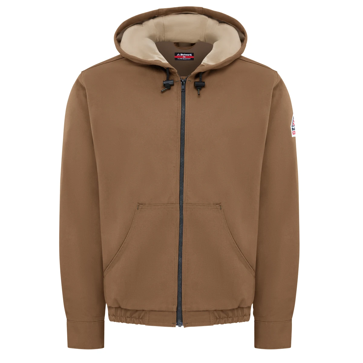 Bulwark® Men's Heavyweight FR Brown Duck Hooded Jacket 1