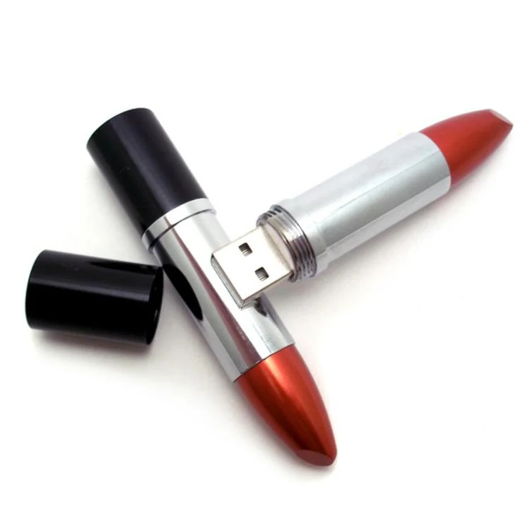 16GB- Metal Lipstick USB Drive 1