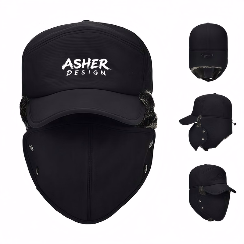 Unisex Heavy Duty Cold Weather Trapper Hat for Cycling