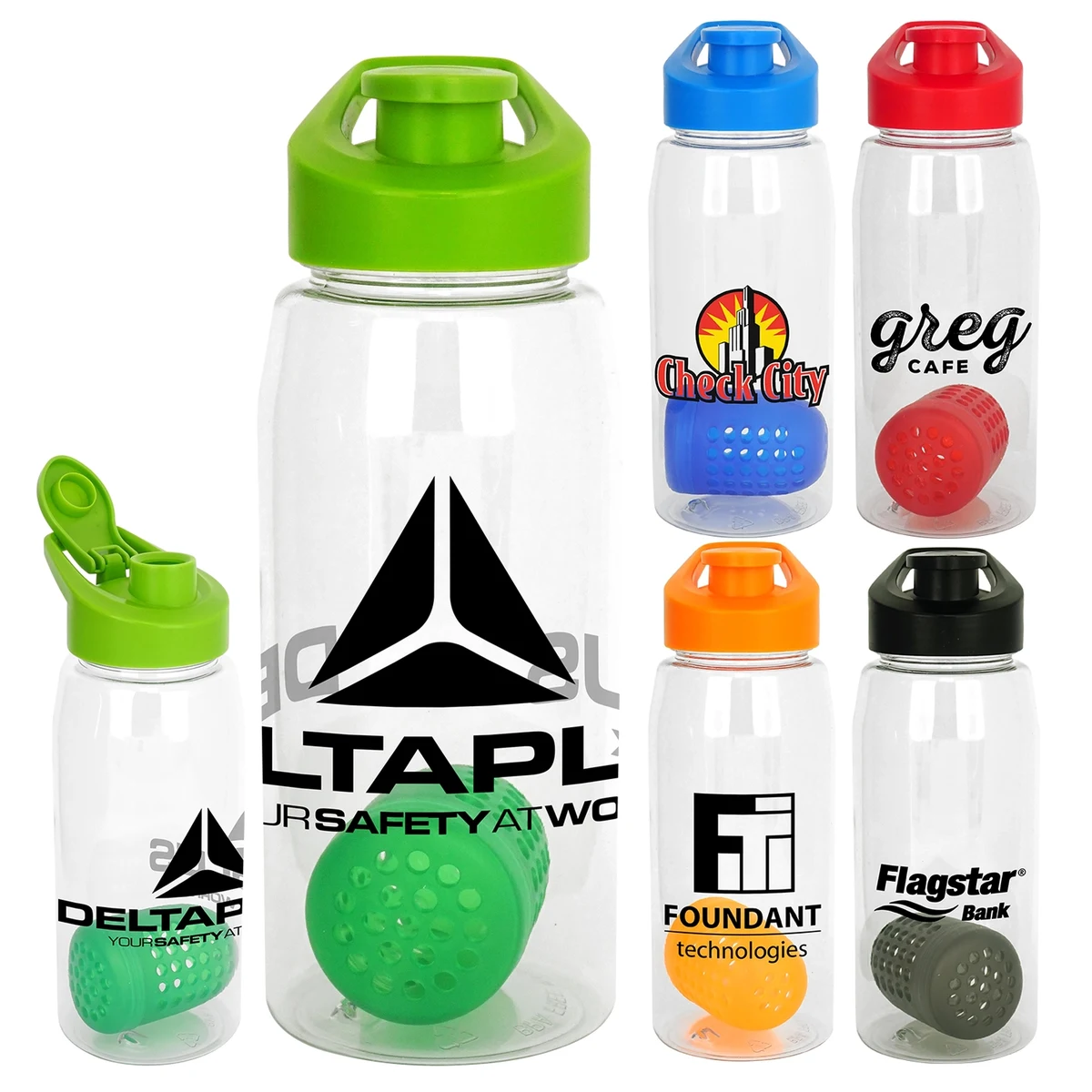 Easy Pour 25 oz. Recycled Bottle with Floating Infuser 1