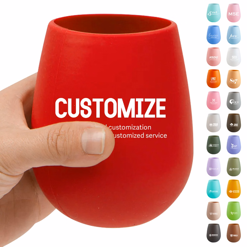 Portable Silicone Wine Cup