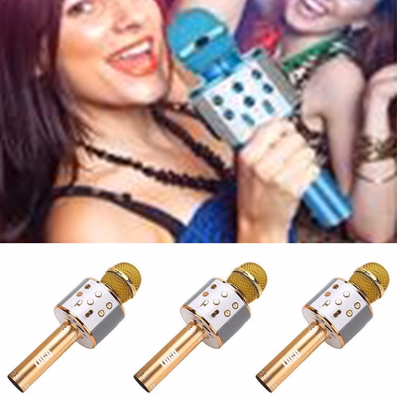 Wireless Bluetooth Karaoke Microphone Rechargeable