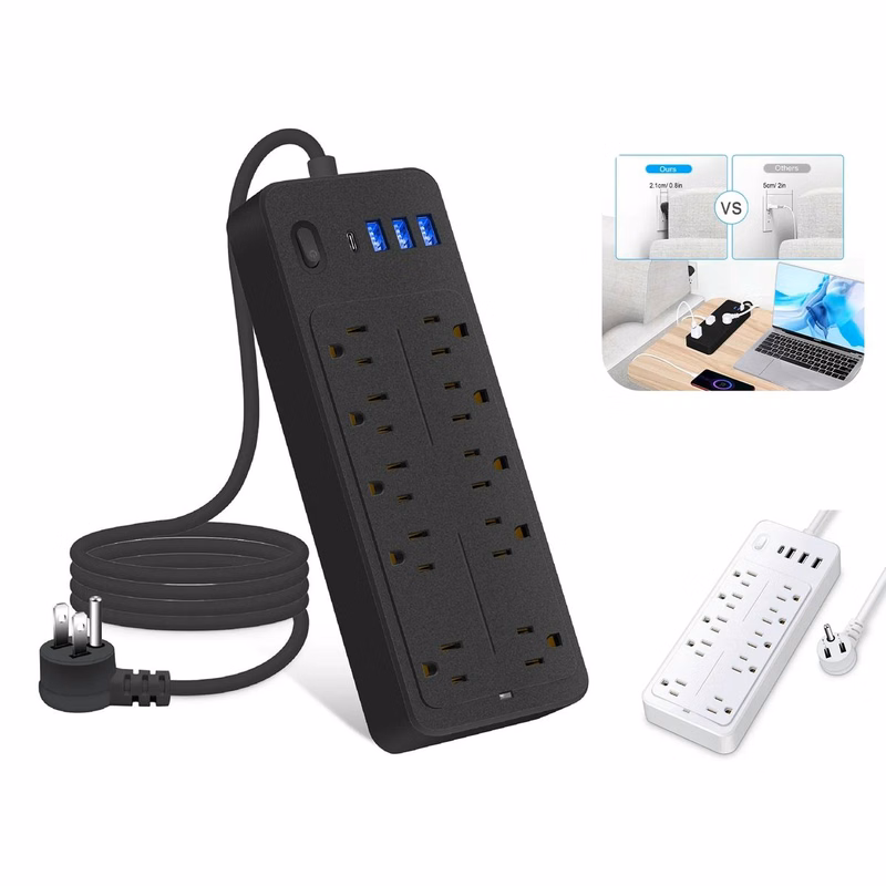 10 Outlets Protector Power Strip