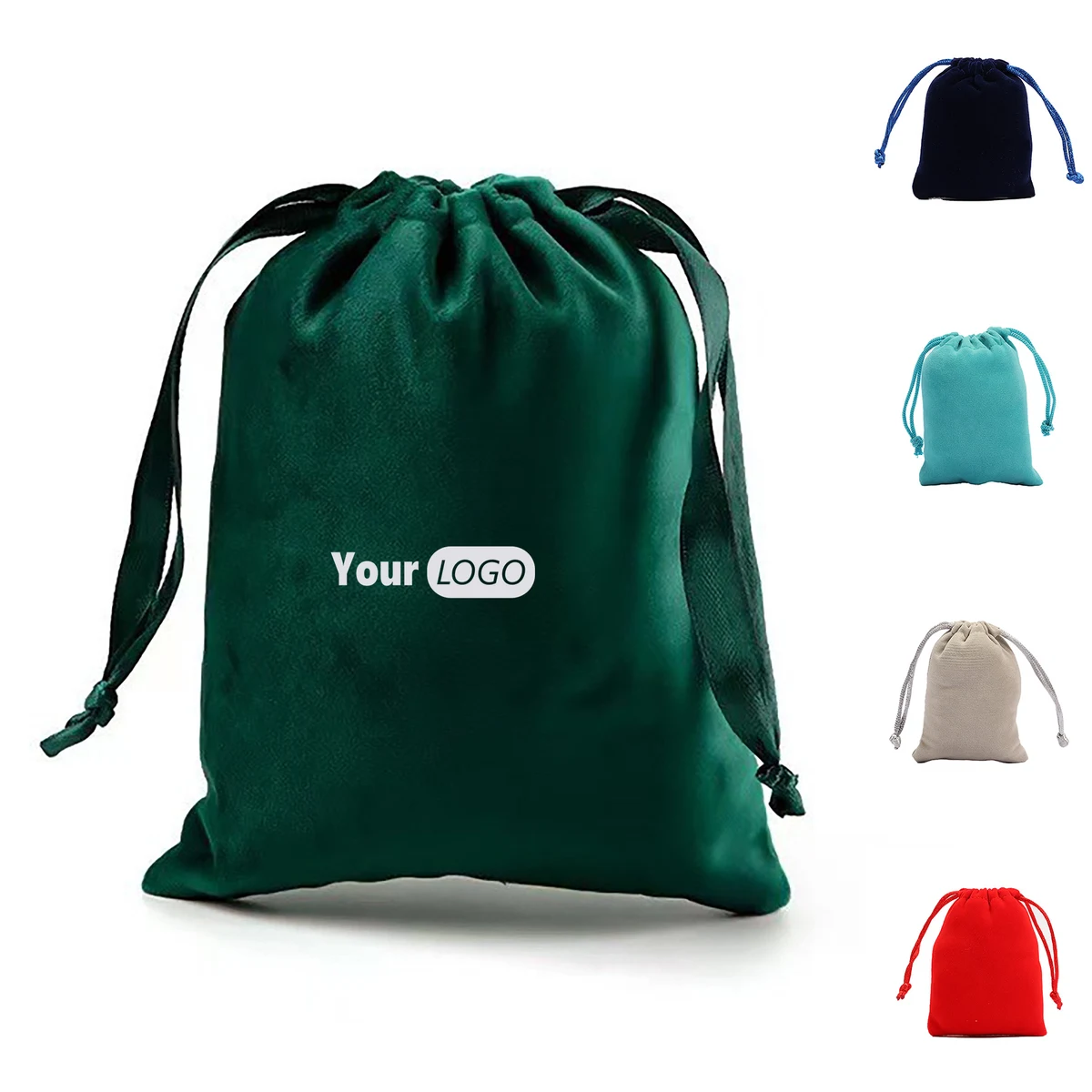 Cotton Jewelry Packaging With Drawstring Storage 1