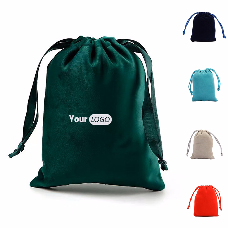 Cotton Jewelry Packaging With Drawstring Storage