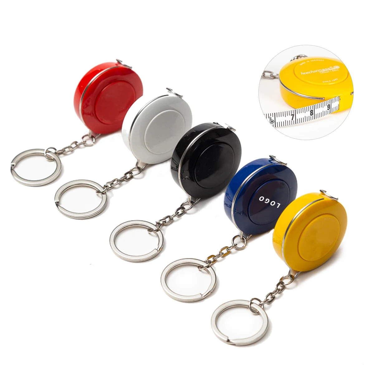 Retractable Tape Measure Keychain Portable 1