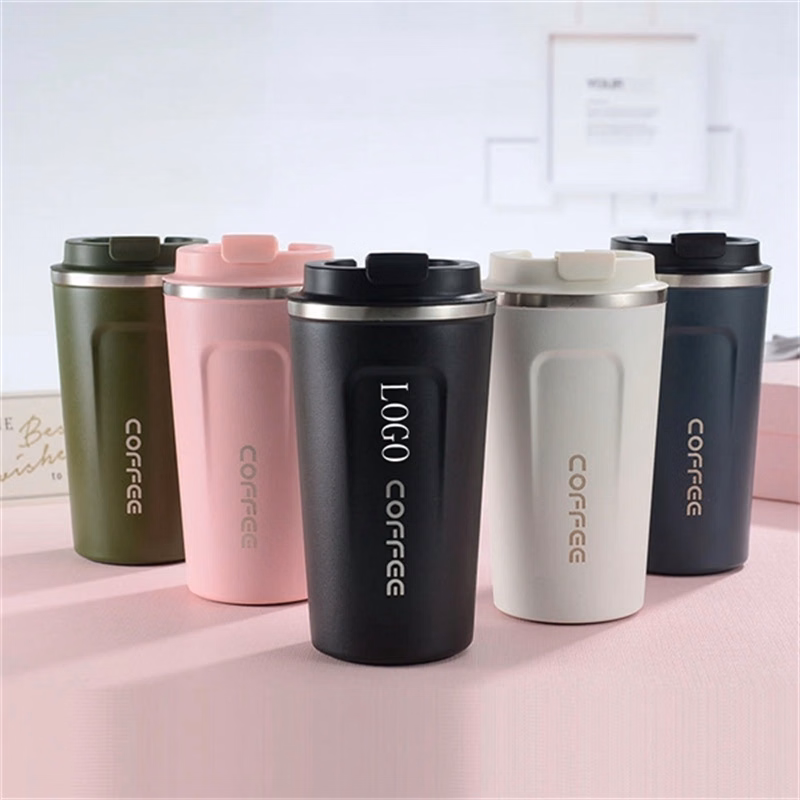 Insulated Travel Coffee Mug Vacuum Cup with Lid 17oz
