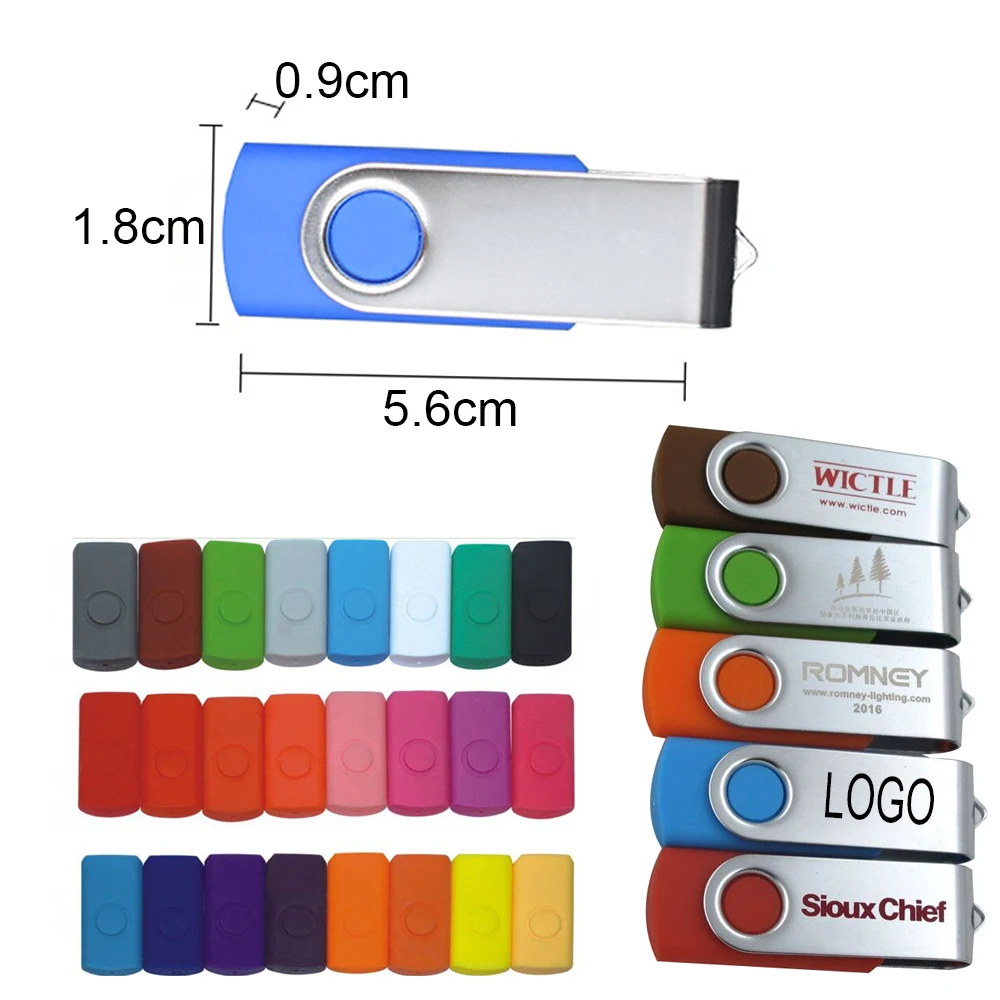 Rotated 16G U Disk Flash Drive 1