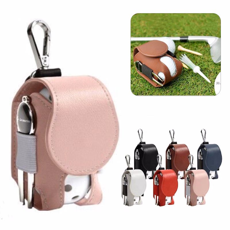 0Golf Ball Waist Pouch with Belt Clip