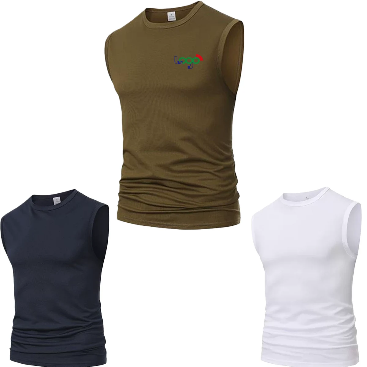 Quick-dry T-shirts Sleeveless Vests 1